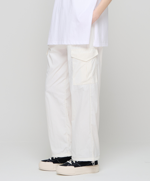 parachute cargo брюки на стяжке ivory