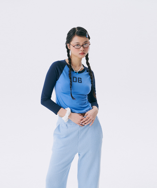 Реглан NO.6 Raglan T-shirt_Navy