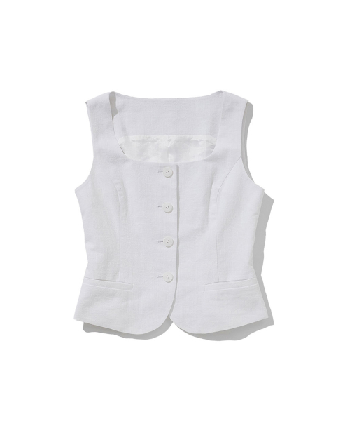 lotsyou Old Money Vest White
