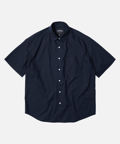 TYPEWRITER HALF SHIRT NAVY