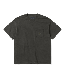 TNT FARAH Overdyed Pocket Tee Charcoal