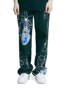 TCP X 곽준영 FLOWER DENIM PANTS