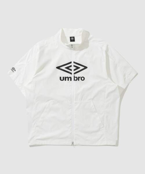 엄브로(UMBRO) 쿨터치 빅로고 반팔 스탠넥 자켓 스위트콘(UP221SJK61) - 사이즈 & 후기 | 무신사