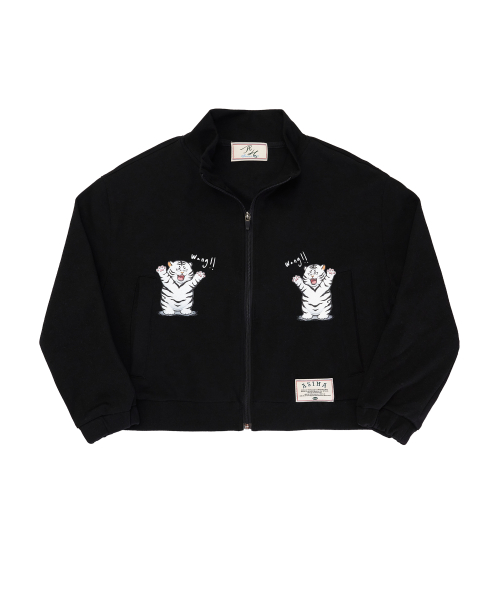 BRAVE TG Crop Zip Up джерси Black AH24 01CJDBK