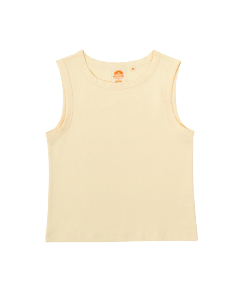 HS Basic Sleeveless W Butter Yellow