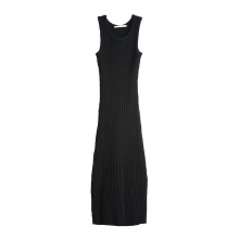 썸머 페더 슬리브리스 드레스 (블랙)