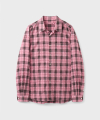 ALL DAY CHECK SHIRT [DYED PINK]