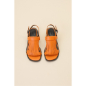 슈콤마보니(SUECOMMA BONNIE) Slim tassel sandal(orange)_DG2AM24042ORE