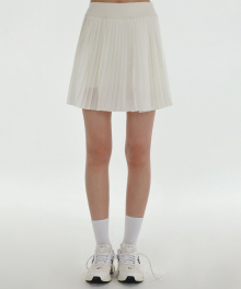 [24SS clove] Wrap Tennis Skirt (Cream)
