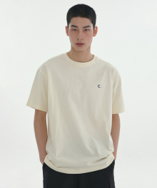 [24SS Clove] Swim Graphic T-Shirt (Cream)