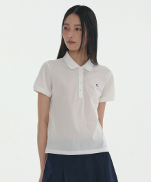 [24SS clove] Standard Pique T-Shirt_Women (White)