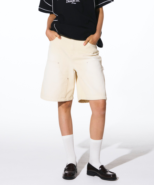 OXFORD CARPENTER SHORTS BEIGE