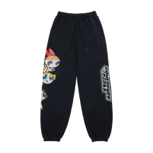 The Powerpuff Girls x acmedelavie big printing artwork pants BLACK