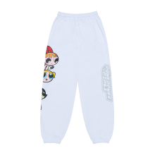 The Powerpuff Girls x acmedelavie big printing artwork pants WHITE