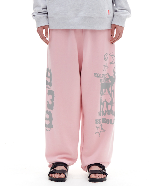 Musinsa Archive Bold Bikini Wm Sweat Pants Pink