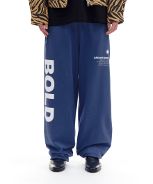 BOLD LOGO SWEAT PANTS (BLUE)