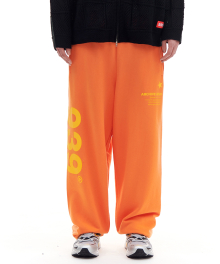 939 LOGO SWEAT PANTS (ORANGE)