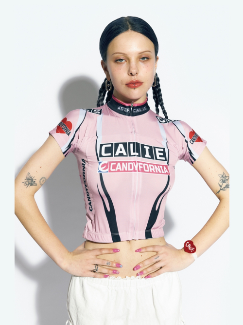 ★送料・関税込★as if calie★ZIPUP BICYCLE JERSEY★ ☆送料・関税込☆as if calie☆ZIPUP BICYCLE JERSEY☆ (as if