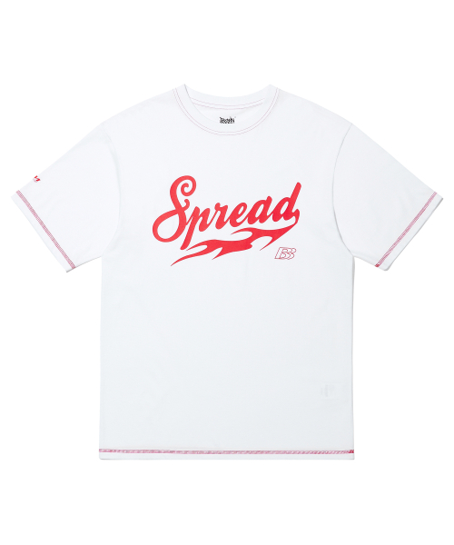 ★BROWNBREATH★ SPREAD TEE WHITE brrr-illiant-performance-tee-