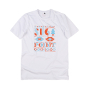 슈가포인트(SUGAPOINT) 남성 그래픽 반팔 면 티셔츠. Nori-White