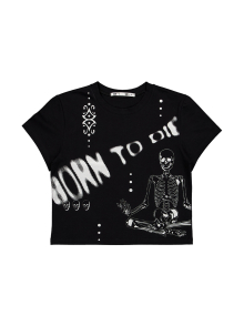 BORN TO DIE TOP BLACK