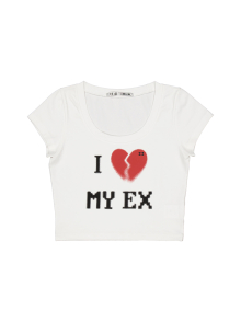HATE MY EX TOP / WHITE