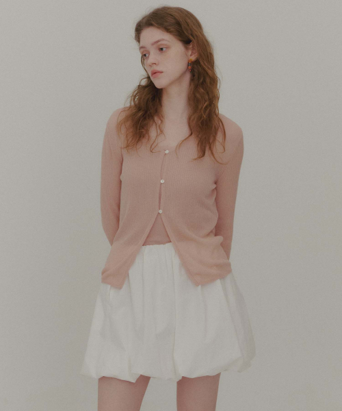 Облачный трикотажный кардиган Pink