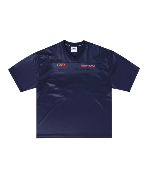 본투윈(BORN TO WIN) NUMBER 00 RUGBY JERSEY T-SHIRTS [NAVY