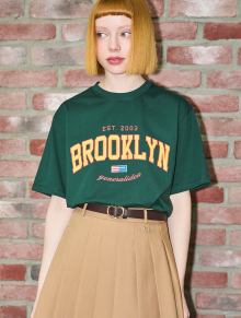 브루클린 반팔 티셔츠 [DARK GREEN] / SBD2U01015