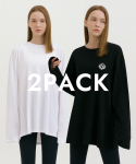 [2PACK] 오버핏 L/S 티셔츠