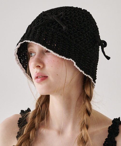 ハット RONRON RIBBON SUMMER KNIT BUCKET HAT 4BKH147 RONRON RIBBON SUMMER KNIT BUCKET HAT 4BKH147 (RONRON/ハット