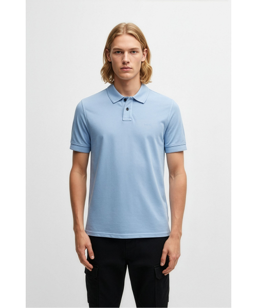 Хлопковое поло с эффектом стирки Regular fit 50507813_460