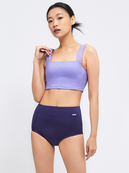 WOMEN TROPICAL BIKINI SET PURPLE