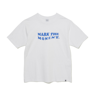 마크엠(MARKM) WAVE SLOGAN TSHIRT-WHITE 상품 이미지