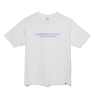 마크엠(MARKM) LETTER GRAPHIC T-SHIRT-WHITE 상품 이미지