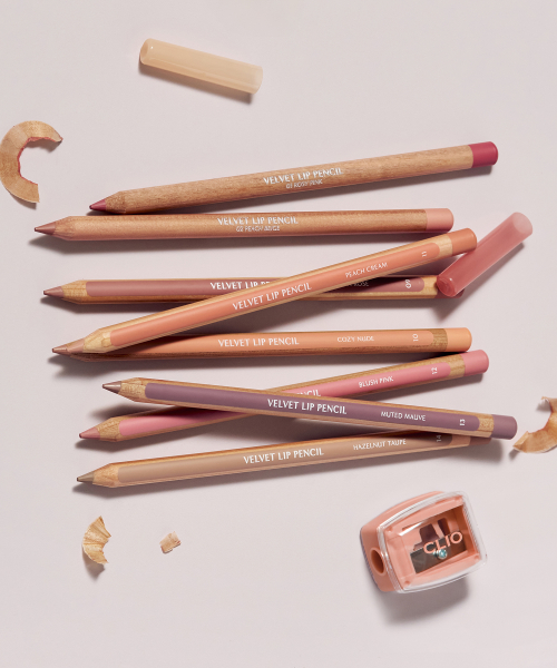 클리오() [2pack/NEW컬러] 벨벳 립 펜슬 기획(본품+샤프너) [증정] 글램틴트미니 상품 이미지