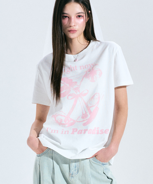Paradise Graphics T-shirt [WHITE]