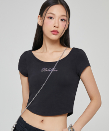 HOTFIX CROP TOP BLACK BQ2CH018