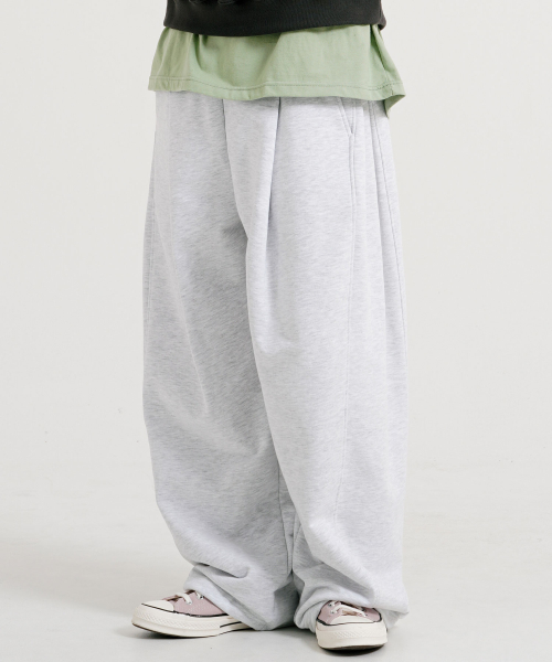 Спортивные брюки Saiba с защипами White Oatmeal ISLP9150