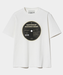 세터데이 레코드 샵 반팔 티셔츠 클래식 블랙