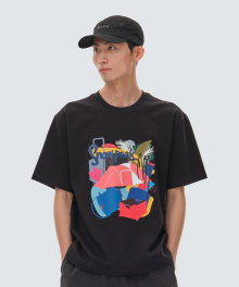 [스노우피크 X 성낙진] 그래픽 반팔 티셔츠 Black (S24MMFTS86)