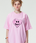 미스터차일드(MISTER CHILD) 하트 티셔츠 핑크