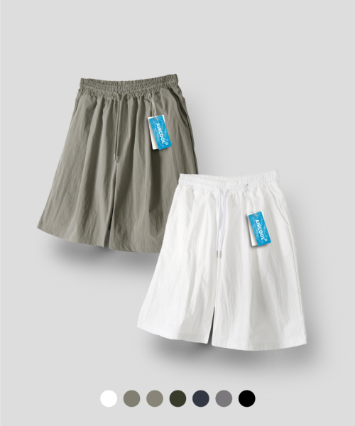 [2PACK] Нейлоновые бермуды Air Cool со складкой