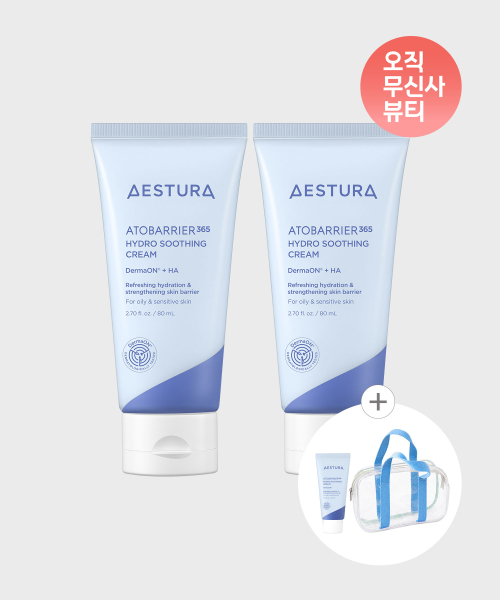 아토베리어365 하이드로 수딩크림 80ml 2개