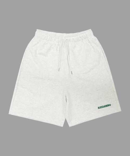 Мягкие базовые шорты (White Melange)