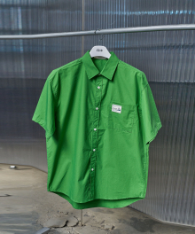 Label Point Half Shirt_Green