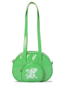 OVER POUCH TOTE BAG GREEN