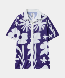 RESORT SHIRT FLOWER PURPLE