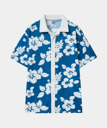 RESORT SHIRT FLOWER BLUE