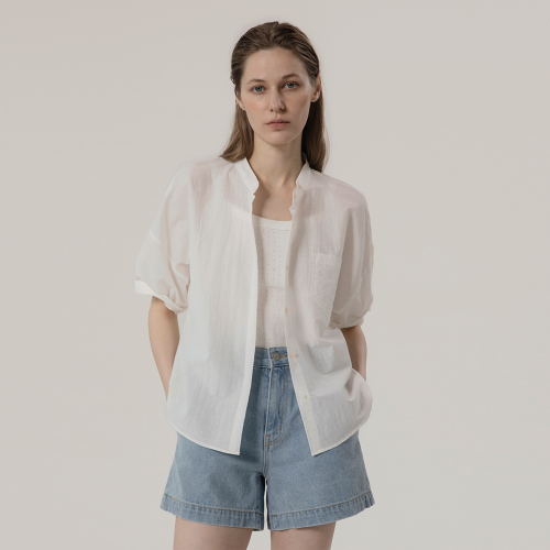 Блузка Henley цвета Ivory от Eto
